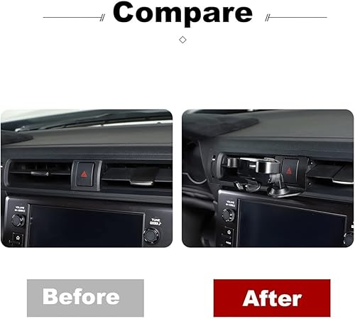 Miniatura 2 de CHEAYAR Soporte de teléfono para automóvil compatible con Subaru BRZ 2022 y compatible con Toyota GT86 2022, soporte de teléfono para todos los