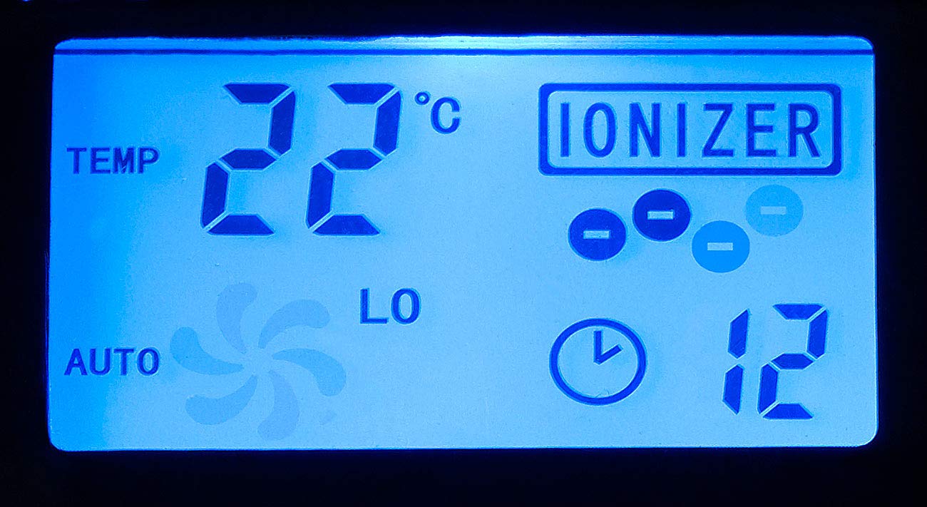Sichler Haushaltsgeräte Turmventilator leise: 3-stufiger Design-Turmventilator mit Ionisator, 75°-Oszillation, 50 W (Standlüfter, Ventilator Ionisator, Ozon)