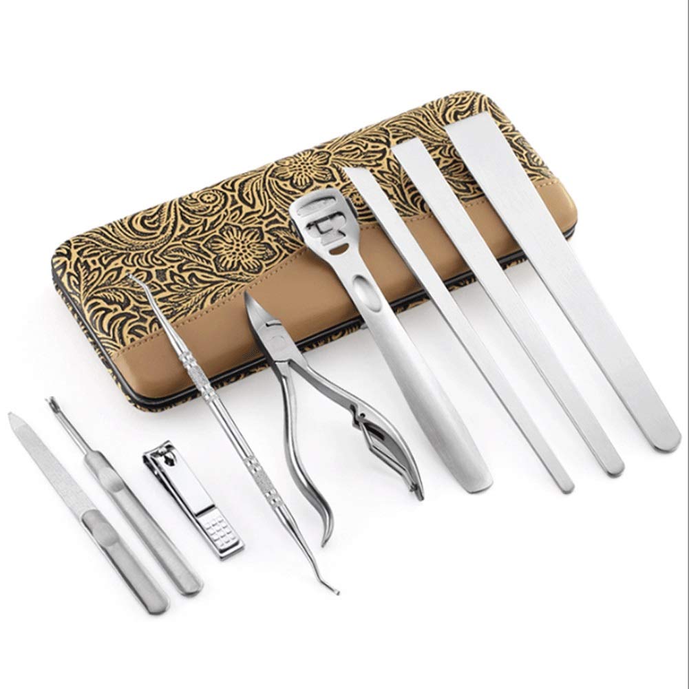 Pediküre-Set, Nagelknipser-Set aus Edelstahl, scharfer Finger- und Fußnagelknipser for Peeling bei Hornhaut und Onychomykose