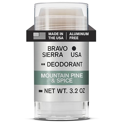 Vista 11 de Desodorante sin aluminio para hombres de Bravo Sierra, paquete de 2 - Contiene ingredientes naturales – Protección duradera contra el olor
