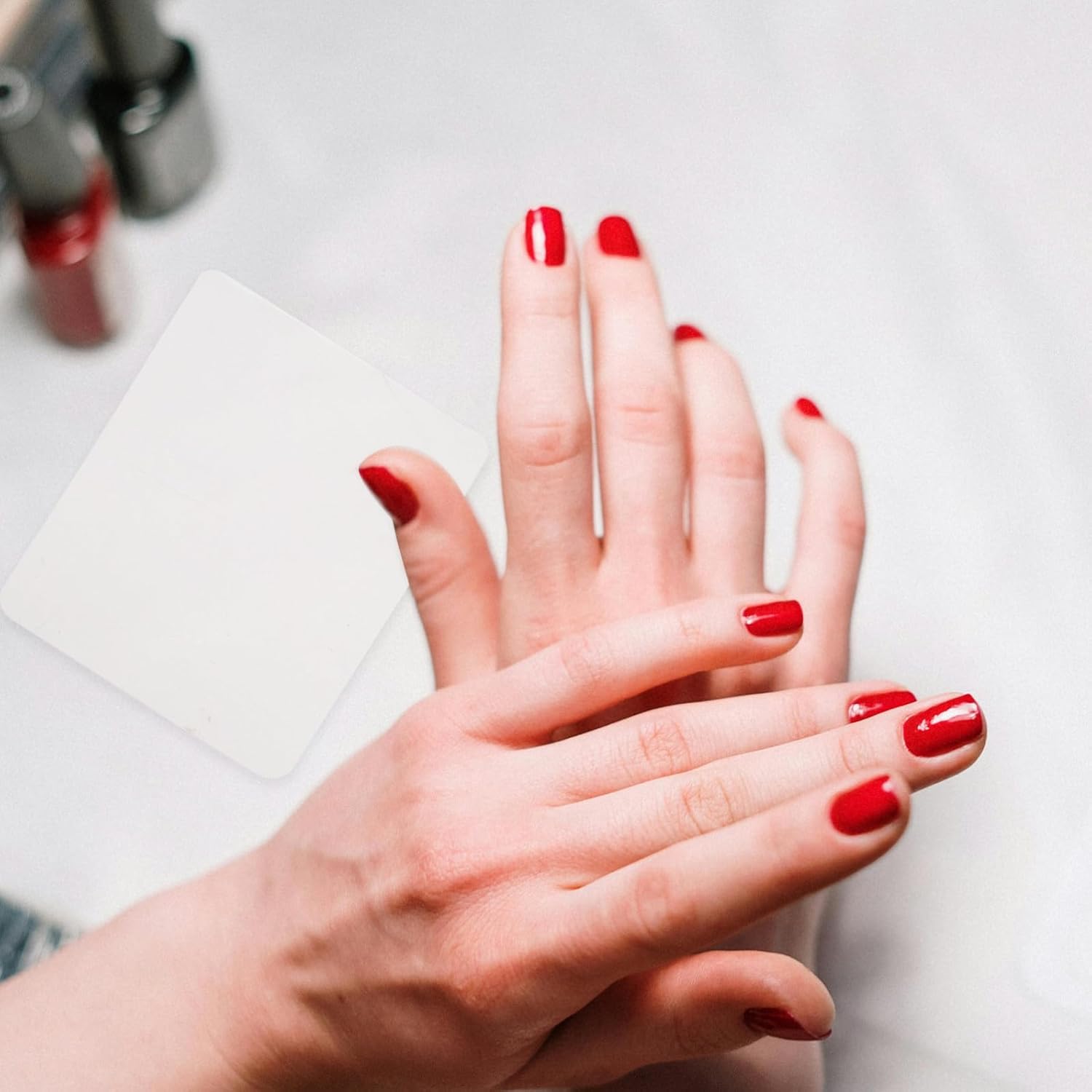 Disposable Nail Polish Palette Paper Visibility 200 Sheets 200 Sheet Tear-resistant Pvc Material and Nail Art for Home Manicures
