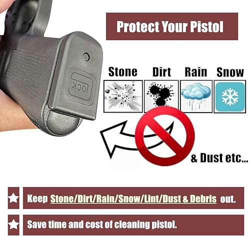 Miniatura 3 de TOFEIC - Enchufe de inserción de marco de agarre para Glock Gen 1-5, 17, 18, 19, 20, 21, 22, 23, 24, 25, 31, 32, 34, 35, 43 x 48