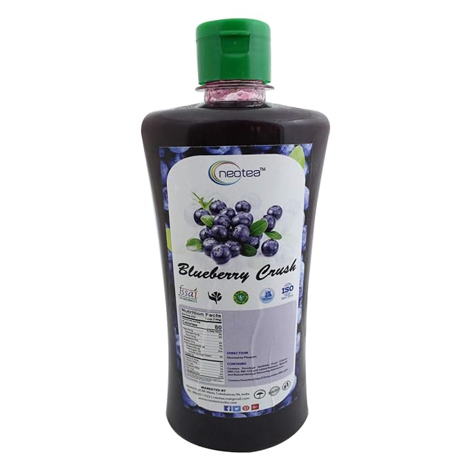 Neotea Blueberry Crush Fruit Juicy and Delicious with Real Fruits Pulps 250Ml