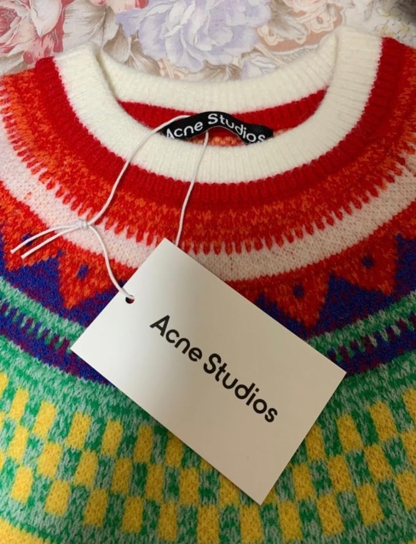 【美品】Acne Studio レインボー ストライプ セーター ウール S 美品】Acne Studio レインボー ストライプ セーター ウール S - メルカリ