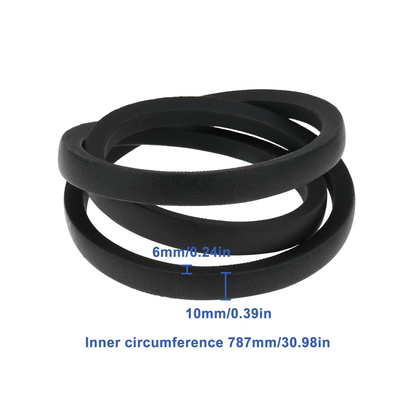 ECSiNG Courroie Trapézoïdale 2 Pièces 22431-VG4-B50 - Parfaite Pour Tondeuses Honda HRB 536 C Et IZY 53