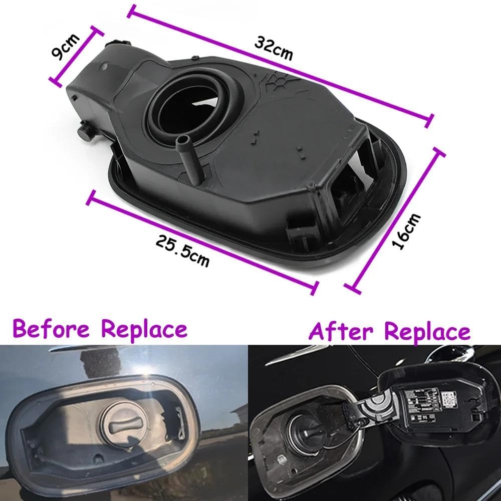 Tapón Depósito Gasolina Conjunto De Contorno De Tapa De Depósito Exterior LHD RHD Para Clase C W205 2015-2018 2056304404 2056303204 ATGCBCAUF