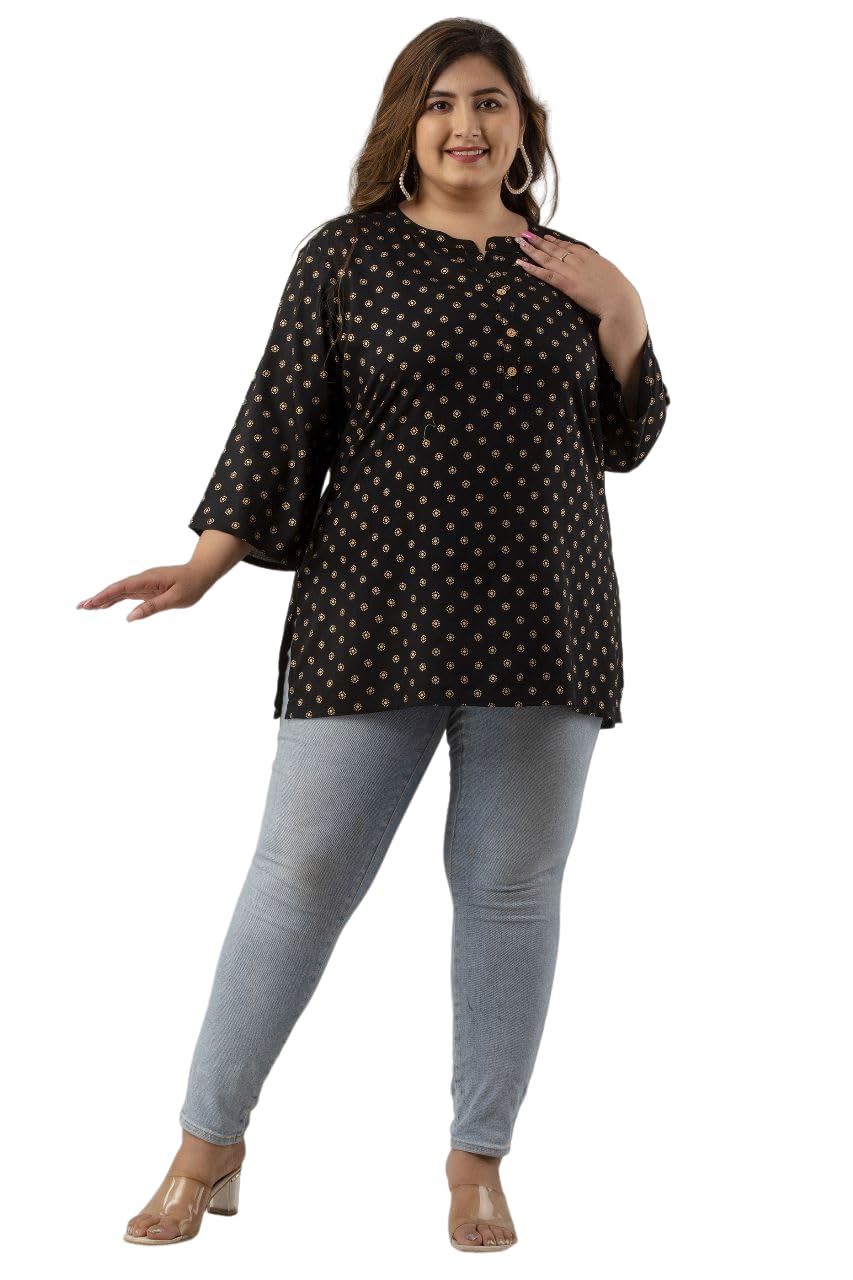 F.P Collection Plus Size Black TOP