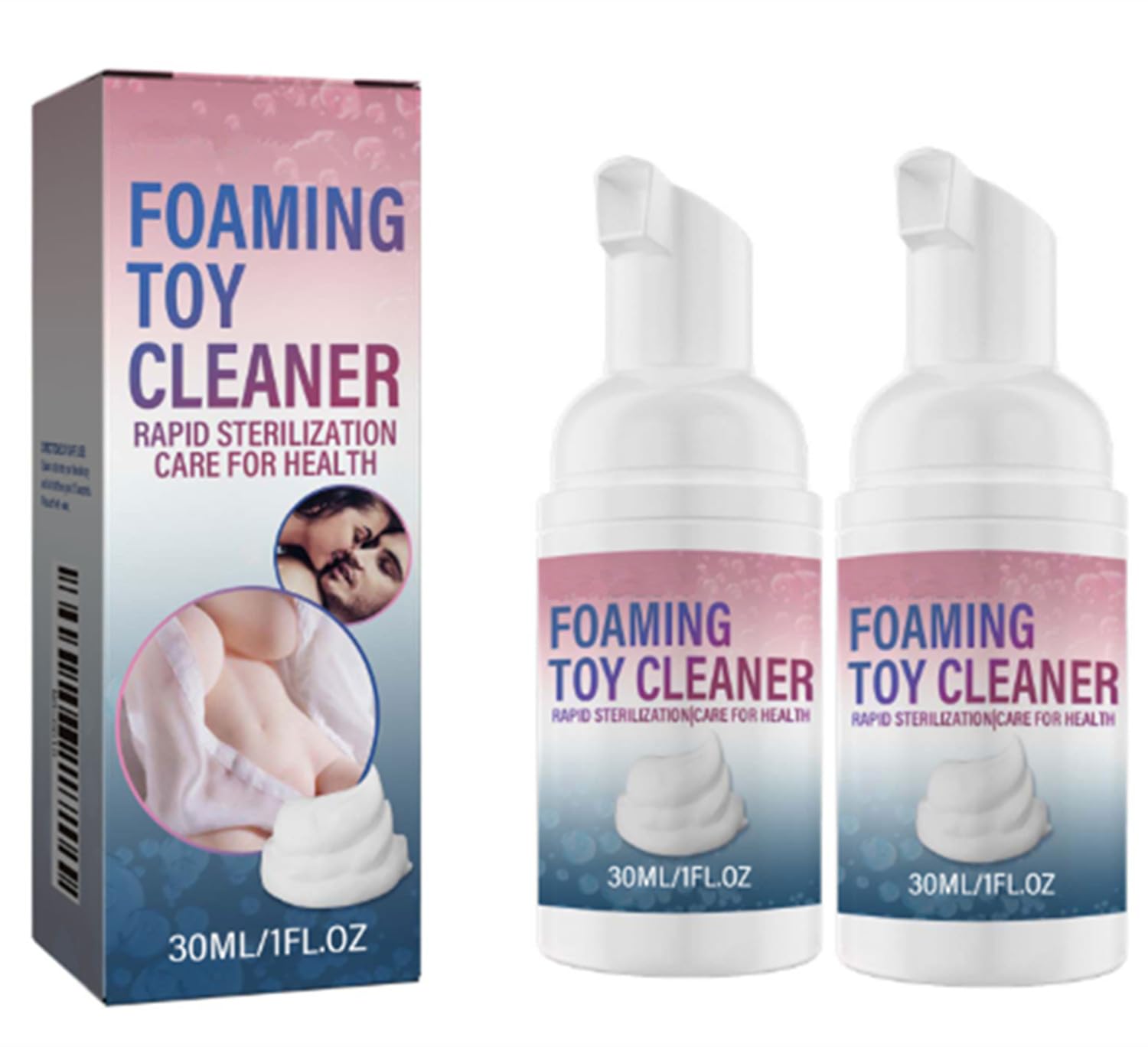 Fresh Foaming Toy Cleaner, detergente a secco in schiuma per giocattoli, Pulitore per giocattoli per adulti con formula naturale (2)