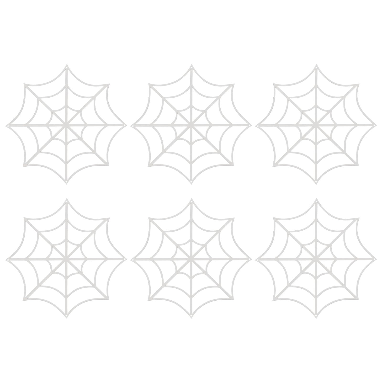 Toile d'araignée artificielle blanche pour décorer une table d'Halloween
