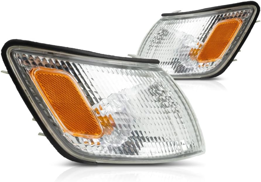 CarLights360 For 1997-1999 Lexus ES300 Pair Signal Lights Driver and Passenger Side LX2530101 LX2531101 | 81521-33050 81511-33050
