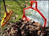 Leaf Lasso: Lawn Care, Garden, Basement Garage Clean up: Holds bags open no hands needed