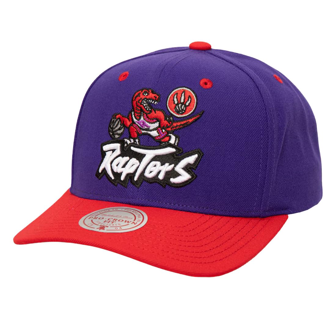 Mitchell & Ness NBA All In 2.0 Snapback Cap Toronto Raptors Purple/Red, Purple, One Size