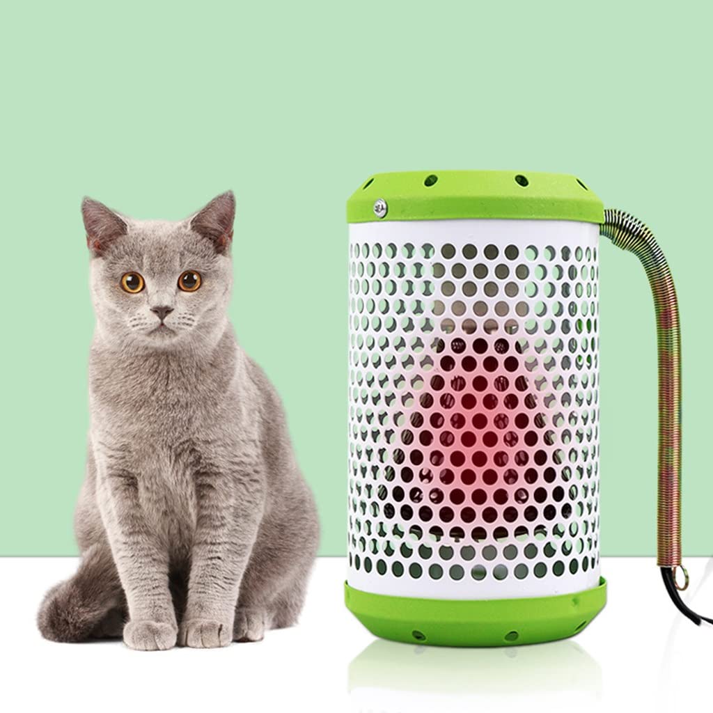 Lampada Riscaldante per Rettili Lampada Tartaruga, Emettitore di Calore in Ceramica da 75 W, Lampada Riscaldante per Animali Domestici con Guardia, Lampada Riscaldante per Crogiolarsi, Set di 2