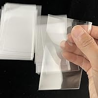 Vista 5 de Protectores de tarjetas de recetas de cocina, protectores de tarjetas de recetas de vinilo transparente, fundas de tarjetas de recetas de 3 x 5