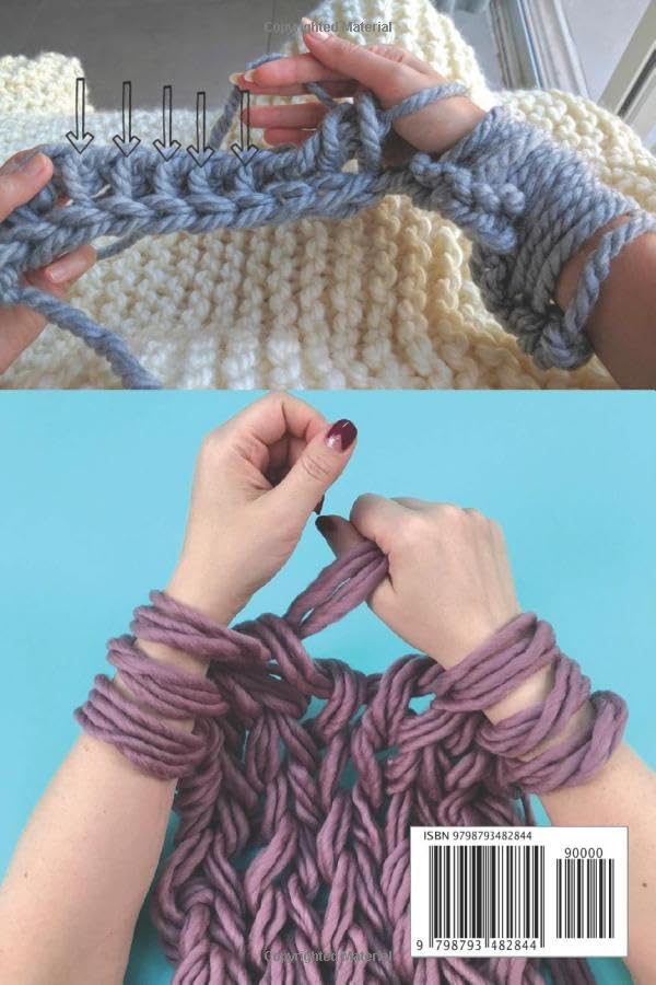 Vista 2 de Simple Arm Crochet Patterns Easy to Follow Arm Knitting Ideas