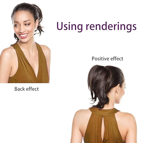 Miniatura 5 de Peine bandette de 3 piezas con banda elástica, peine de pelo esponjoso, peines de volumen para cola de caballo, herramienta de peinado del cabello,