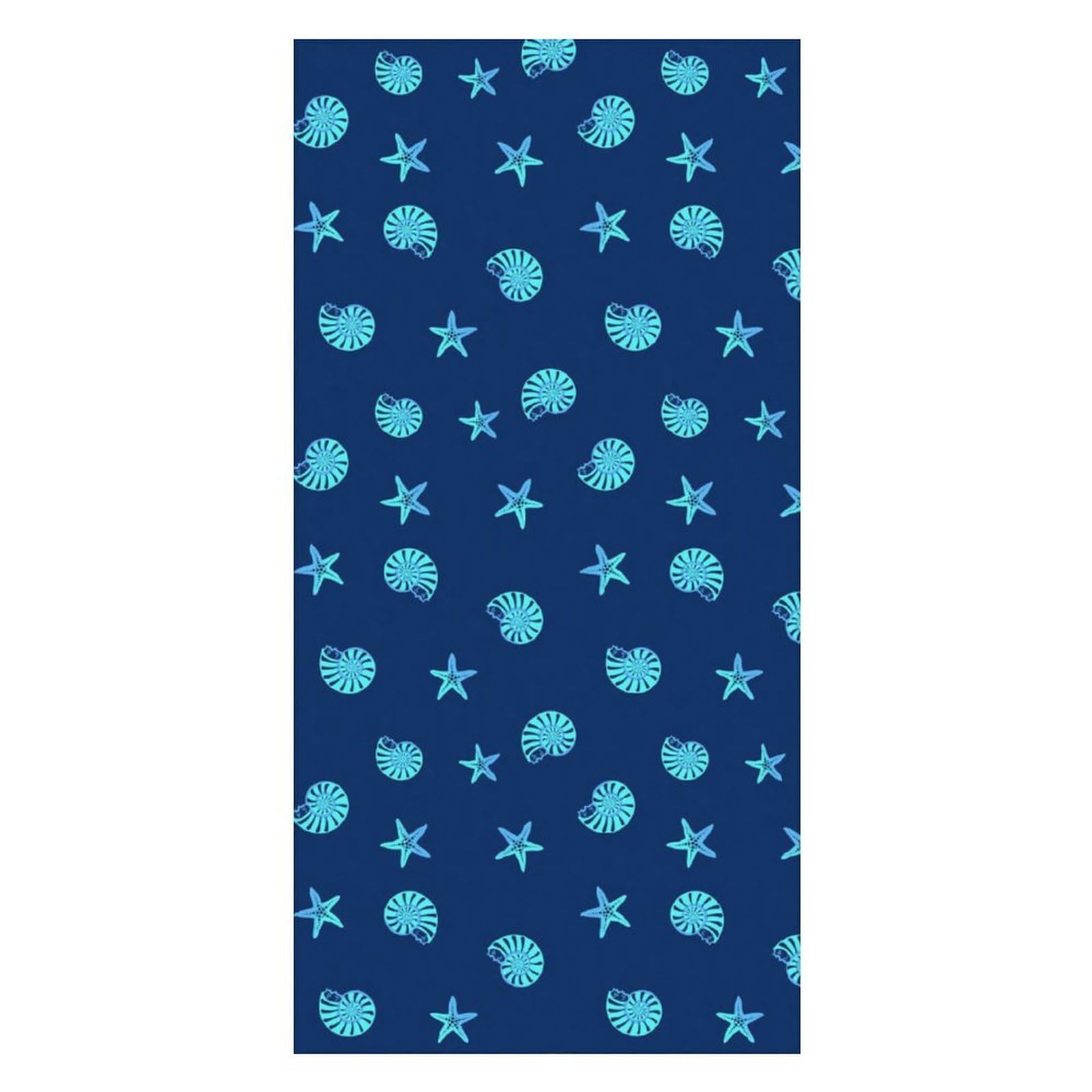 Anceky Beach Towel Quick-Dry Shell Bath Towels Beach Towel Large Absorbent Bath Towel for Home Gym Travel 31 X 63 in