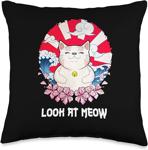 Miniatura 4 de Fur Parents Boyfriend Girlfriend Humor Kitten Look at Meow Mom Couples Dad Funny Cat Lover Throw Pillow 18x18 Multicolor