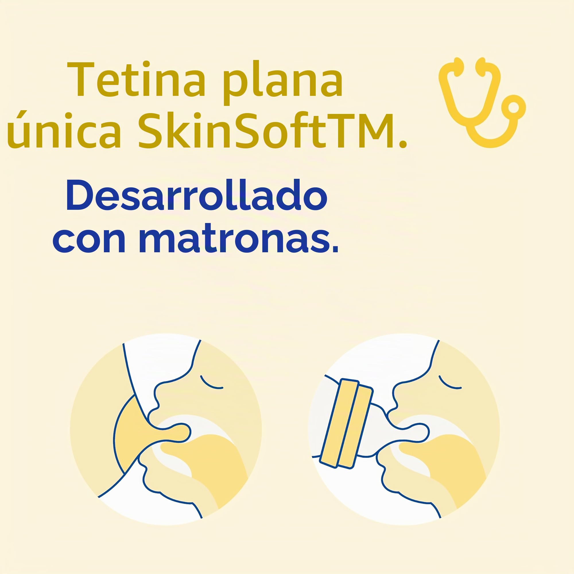 MAM Lote de 2 Tétines Anatomiques en Silicone 2+ mois Débit 2 Moyen, tétine plate et ultra-douce pour bébé, Instrucciones en Lengua Extranjera