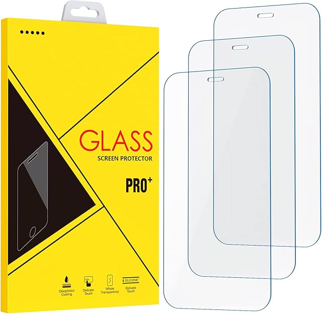 Whioltl [3-Pack] Tempered Glass Screen Protector for iPhone X, iPhone XS, iPhone 11 Pro, 99.99% HD Clarity 9H Hardness Premium Quality Guard Film Case Friendly, Shockproof Scratchproof Oilproof, 5.8"