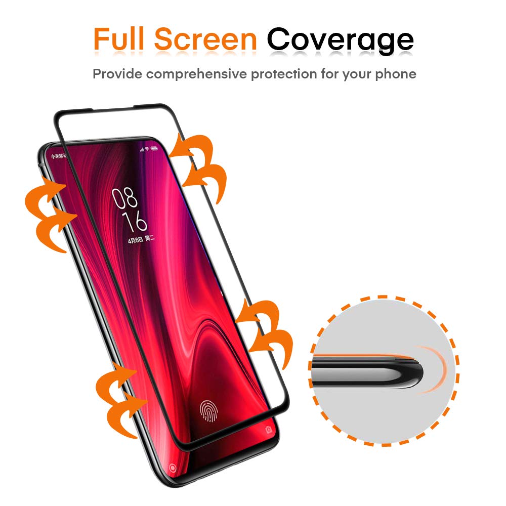 Vetro Mi 9T Curvo Pellicola In Vetro Temperato Per Xiaomi Mi 9t Protezione Completa Curvo Pellicola Vetro Curvo Per Mi 9T Pro