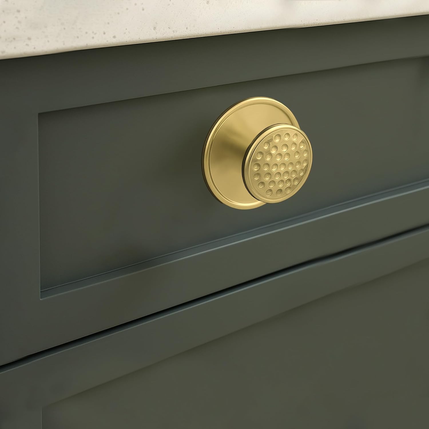 BRIXWELL Closet Back Plate Metal Material, Polished Brass Finish, 2-3/4" Diameter for Cabinet Knobs, Drawer Pulls, and Wardrobe Hardware in Closet Doors and Furniture Applications