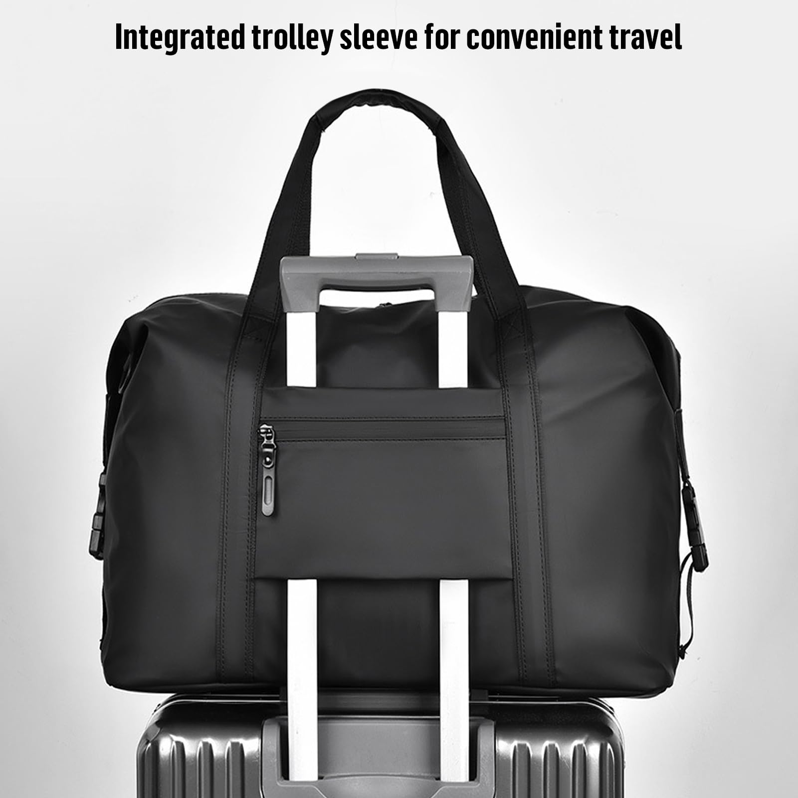 Easyjet - Bolsa de viaje para cabina Easyjet de 45 x 36 x 20 pulgadas, bolsa de transporte de piel sintética con correa para el hombro, bolsa de fin de semana para hombres y mujeres