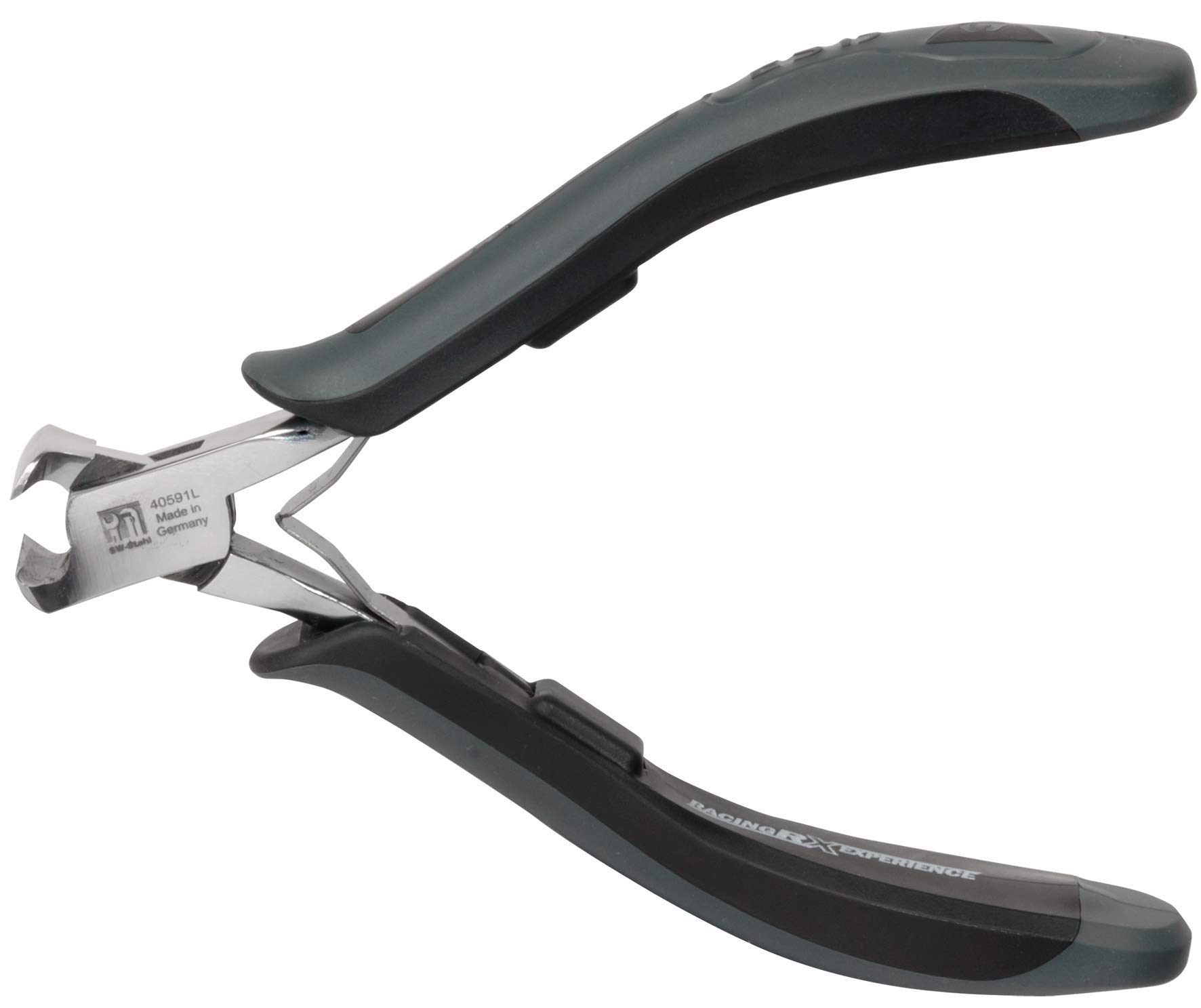 SW-Stahl 40591L Pince Coupante Diagonale pour l'Électronique | Outil de précision pour travaux électriques fins, poignée ergonomique isolée, acier robuste, coupe nette et précise.