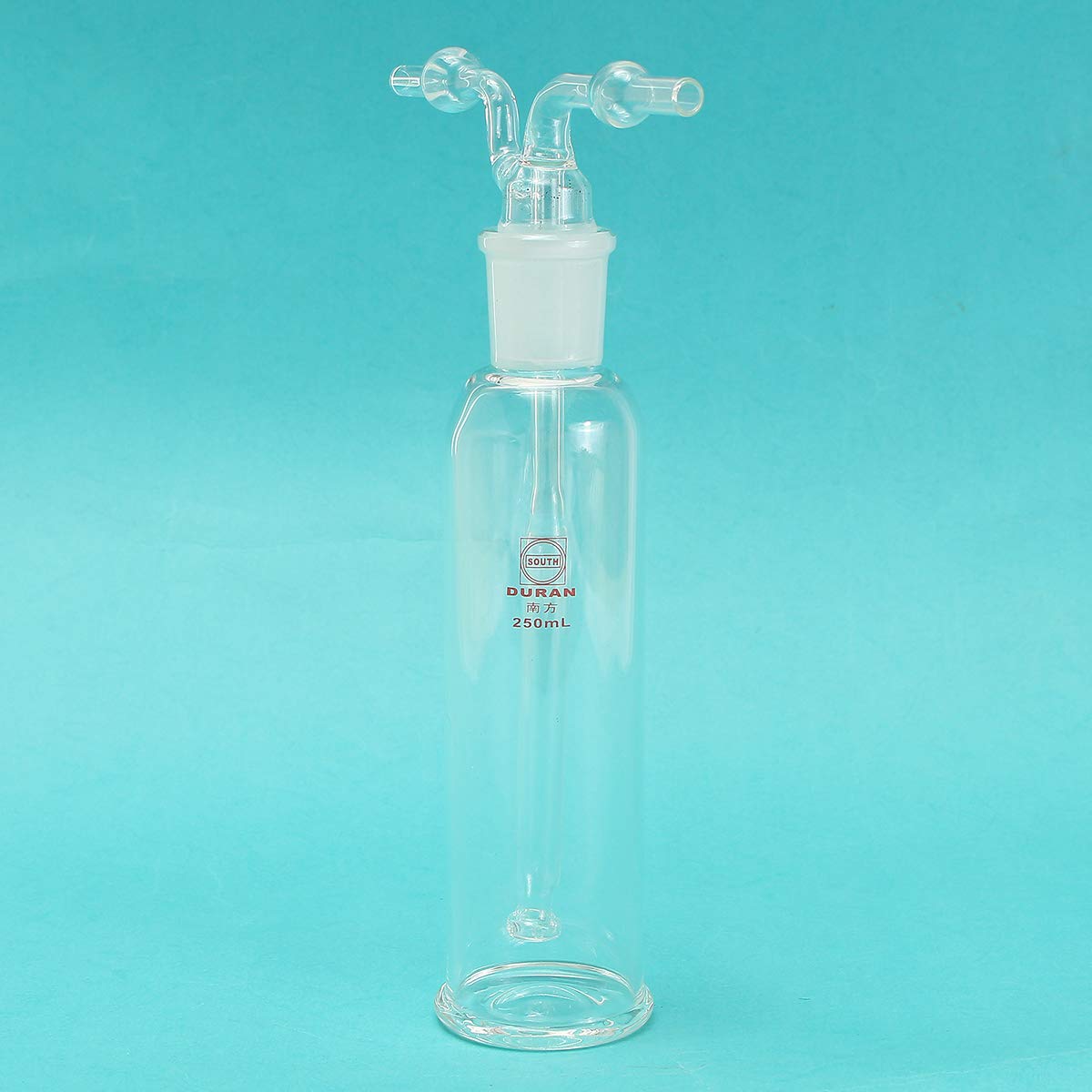 RanDal 250Ml De Lavado De Gas Poroso Botella Laboratorio Vidrio Monteggia Lavar Frasco De Laboratorio Química Cristalería