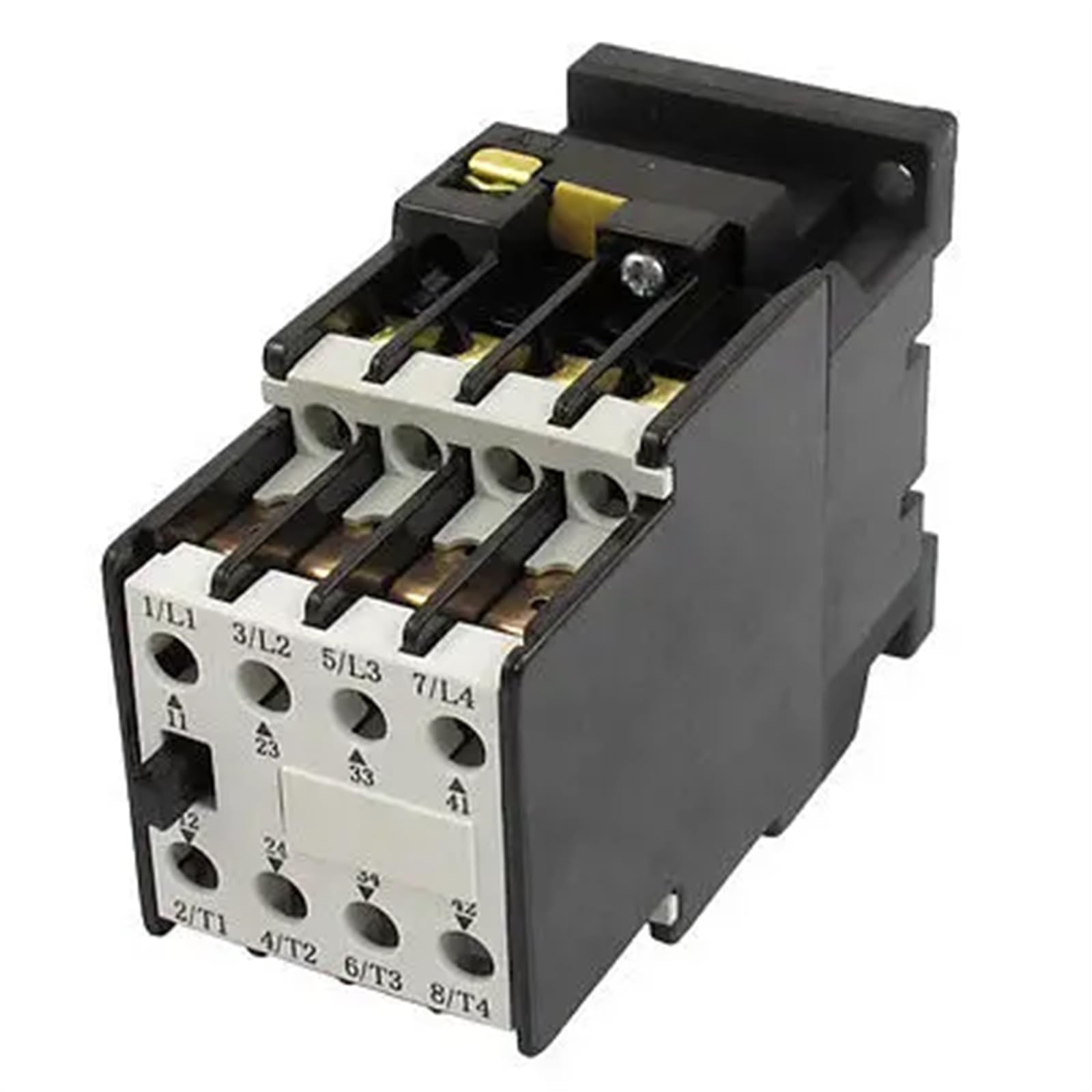 COSZWQDP 24V 50Hz Coil 5.2A 3 Pole 2NO 2NC Standard 35mm Mounting Rail 4KW AC Contactor