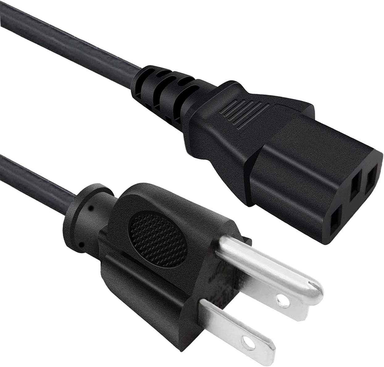 8ft Power Cord Replacement for Xbox 360 Slim One E Arcade Pro Elite AC 3 Prong Cable