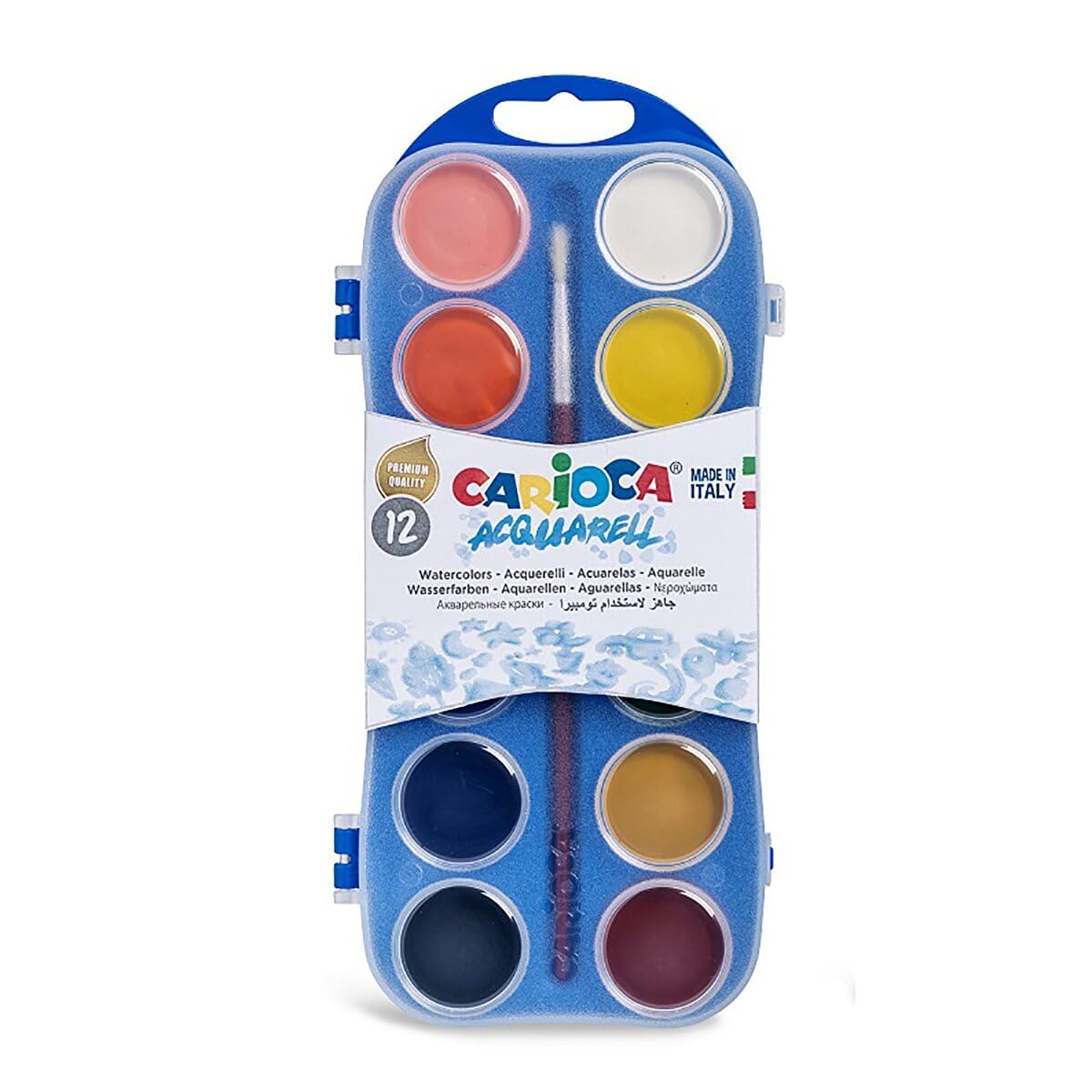 Carioca Watercolors Palette 12Pièce (S) Multi Paint Water - Painting With Water (41 cm, 47.5 cm, 23.5 cm, 18.4 Kg, 144 Pieces (S))