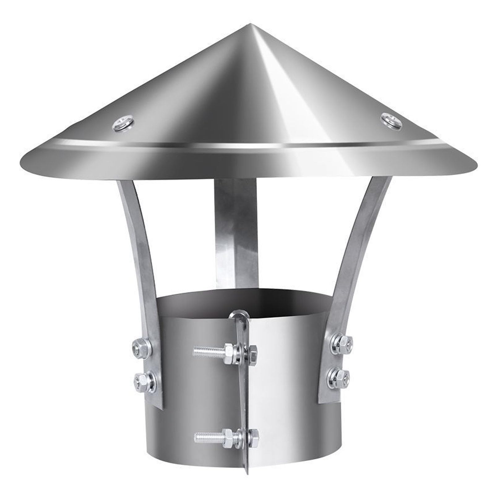 GYEQXKT Chimney Cap, Stainless Steel Vent for Kitchen and Canteen, Outdoor Flue Cowl for Masonry Chimneys