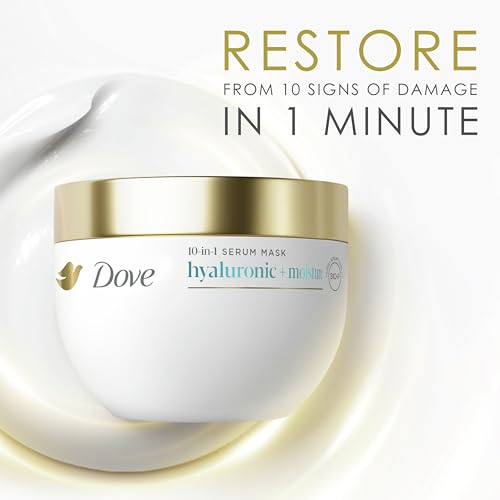 Dove Hyaluronic + Moisture Mask for Dry Hair with Hyaluronic Serum 9.2oz - image 7