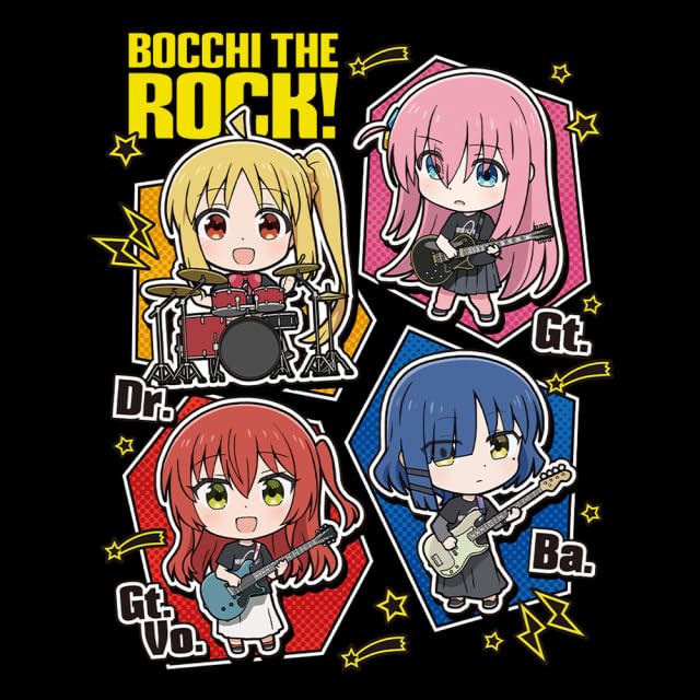 ぼっち・ざ・ろっく！ あのバンドTシャツ まとめセット ぼっち・ざ・ろっく！ Tシャツ [ぼっち・ざ・ろっく！] | 公式