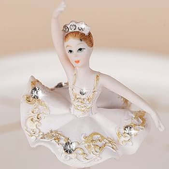 Amazon.co.jp: molchagar バレリーナ 回転オルゴール置物