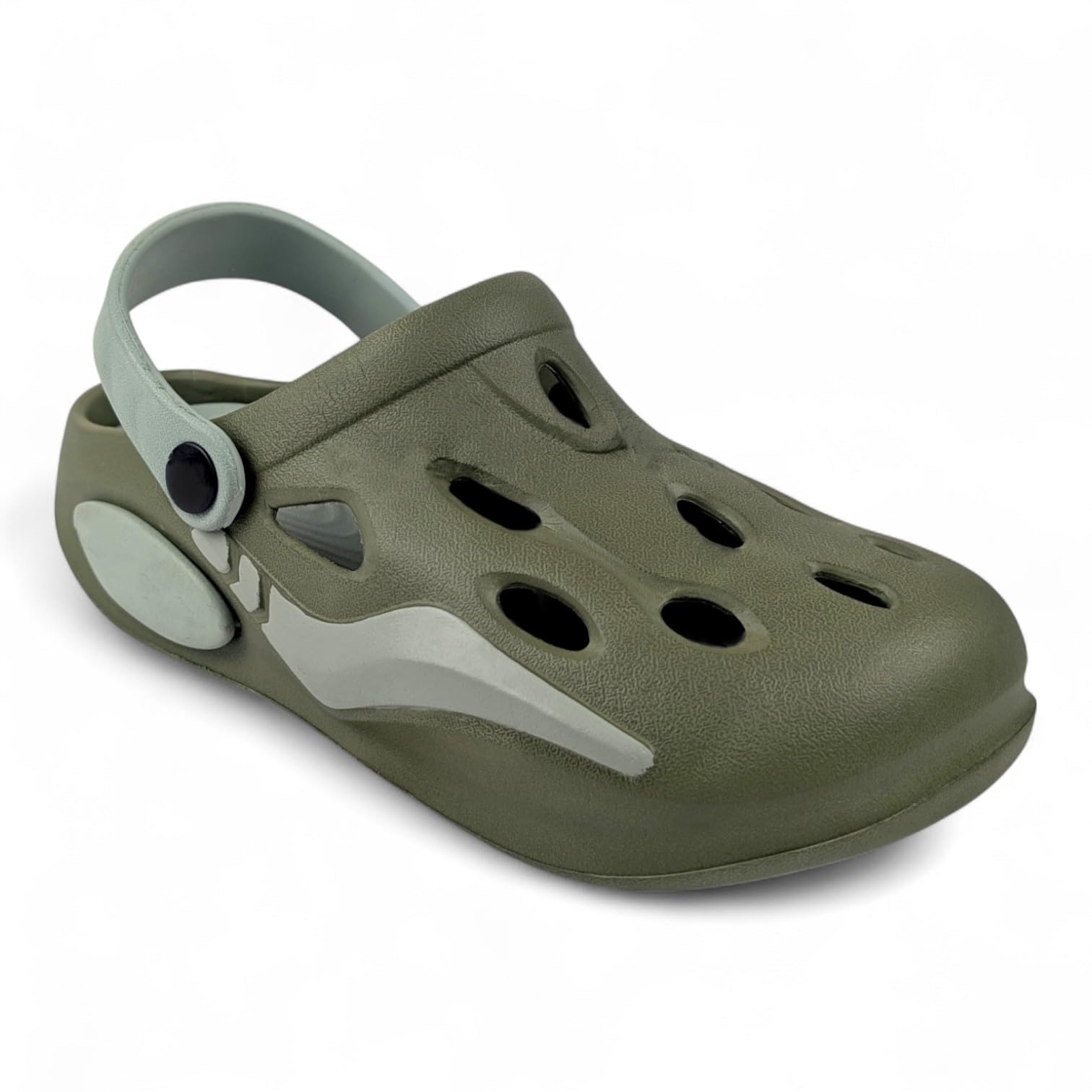 Panther Navy Blue and White Unisex Garden Clogs, Lightweight EVA Material, Breathable Slip-On Design, Outdoor Indoor Comfort Sandals-image-15