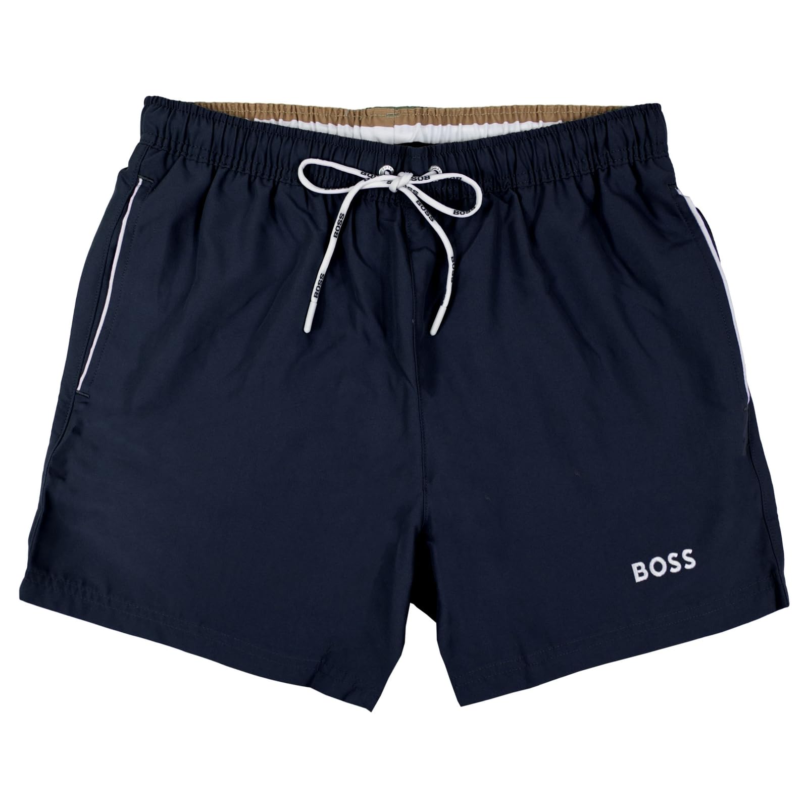 BOSS Herren Badeshorts Badehose Dogfish, Farbe:Navy, Artikel:-413 Navy, Größe:XL