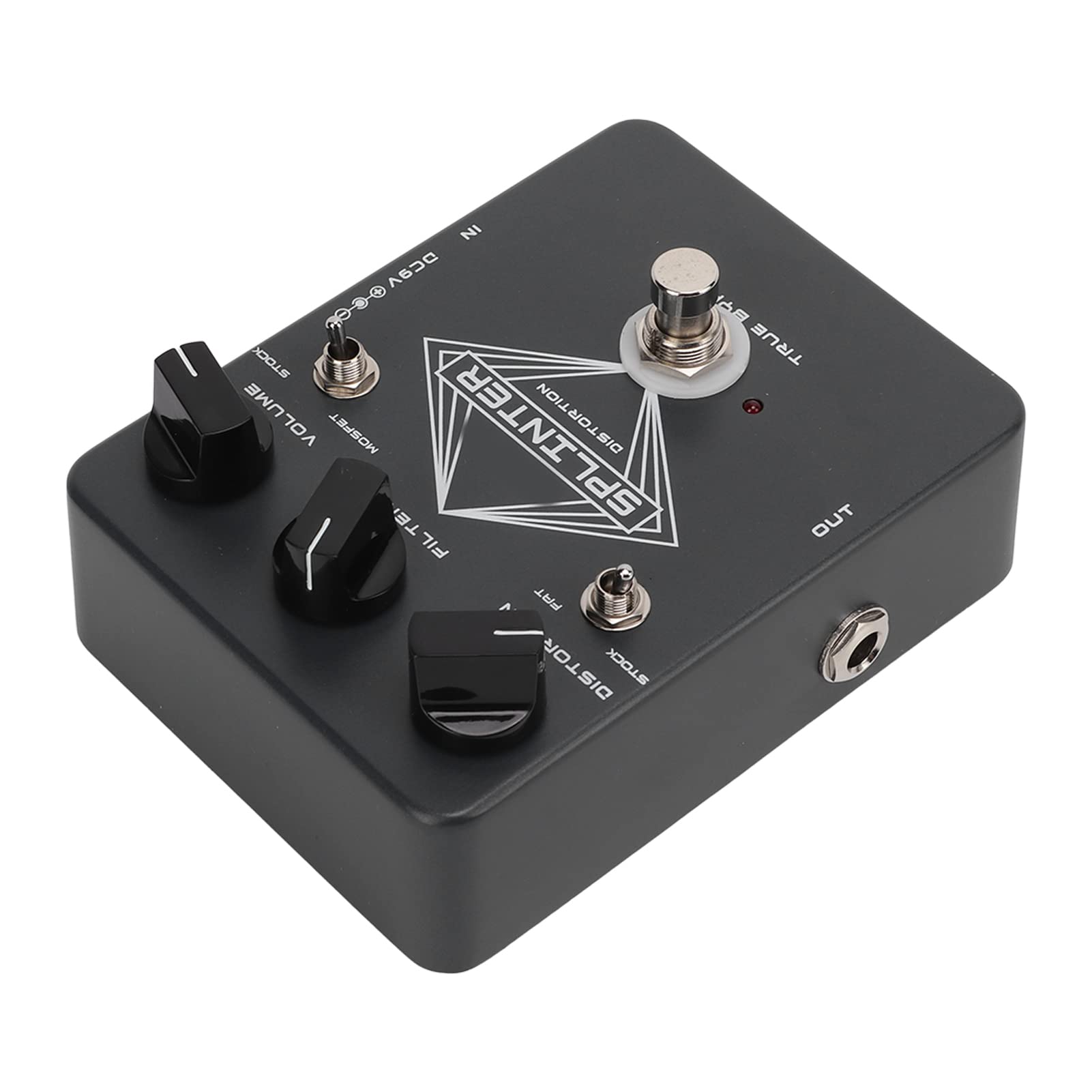 Pedal de Guitarra eléctrica con Efecto de distorsión, Filtro, Volumen 3, Ajuste, True Bypass, 20 mA, Metal