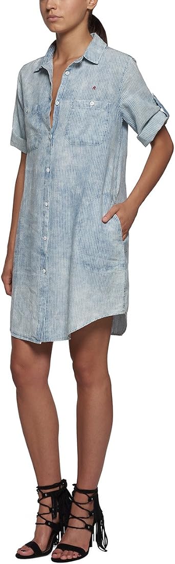 REPLAY W9377 .000.22c 95a Vestito, Blu (Blue Denim 11), S Donna :  Amazon.it: Abbigliamento