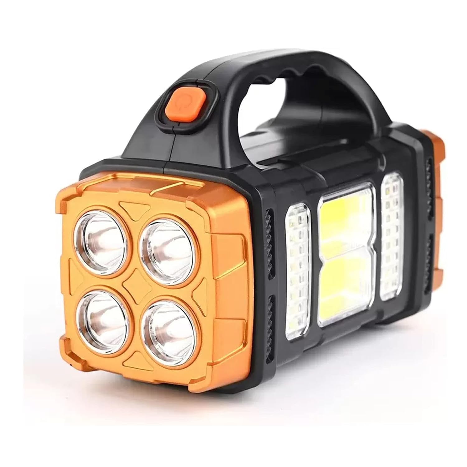Care 4 Multifunctional Solar & USB Rechargeable LED Flashlight | COB Torch with Twin Bulb Waterproof Portable Torch with Adjustable Modes for Camping, Emergency, Outdoor & Home Use-image-40