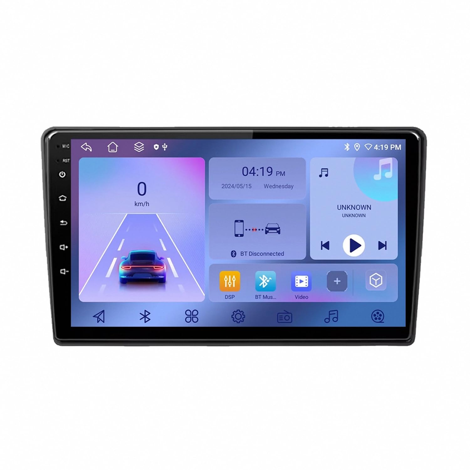 Car Multimedia Player dla Hyundai Elantra 2003-2006 9 Inch Android 15 Touch Screen Player Rear View Camera For, 8 Core 8G+256G