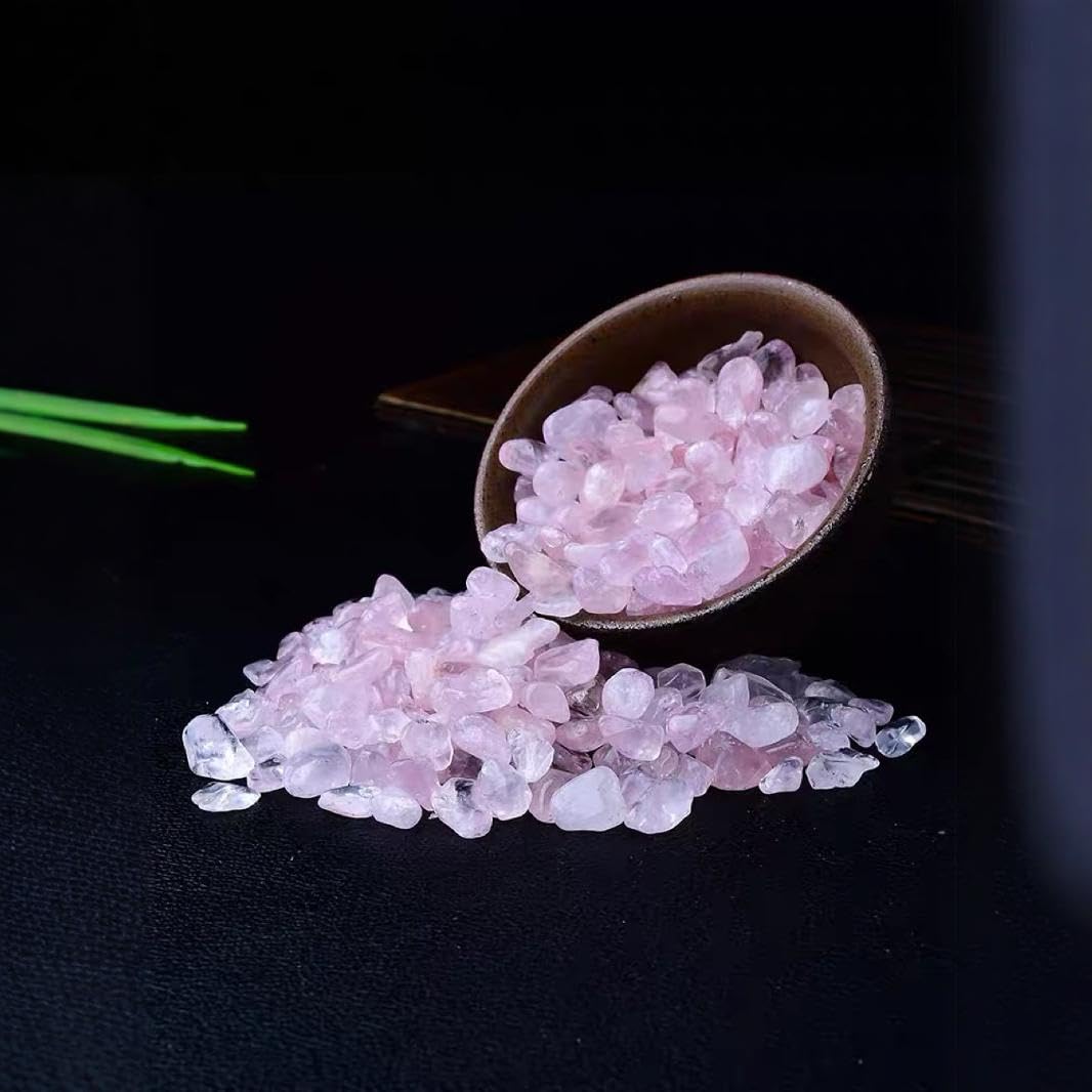 Dekorative Steine, Natürlicher zerkleinerter Achatkies for Aquarium, Blumentopf, Buddha-Opfergabe, 5–12 mm, Rosa, 500 g/1000 g(5-7mm,500g)