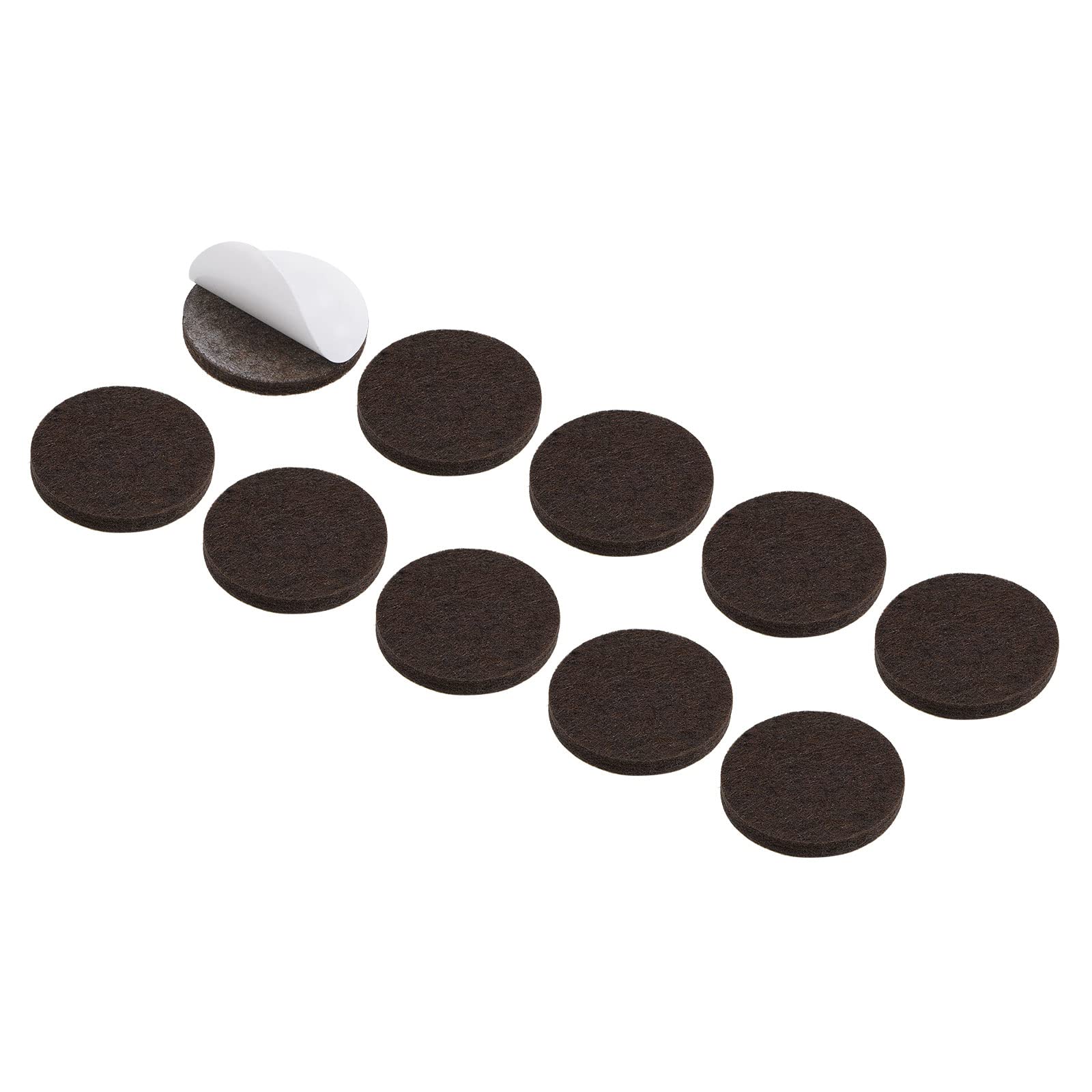 Almohadillas de fieltro para muebles de hogar: pack de 24 protectores de suelo autoadhesivos
