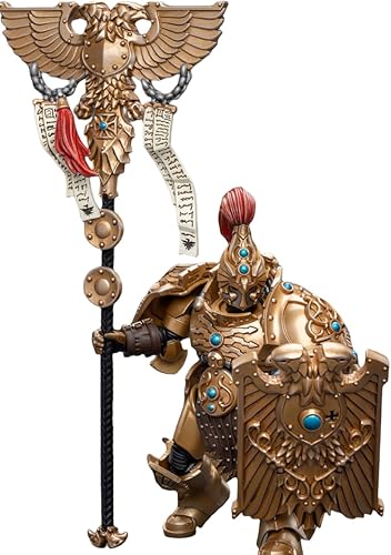 Miniatura 7 de HiPlay JoyToy Warhammer 40K Figura coleccionable Adeptus Custodes Vexilus Praetor Figura de acción a escala 118 JT7820 (Vexilus Praetor)