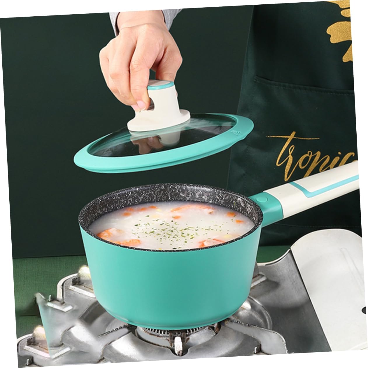 ABOOFAN Noodle Pot Non- Pan Composite Bottom for Cooking Soup and Noodles for Food and Everyday Use