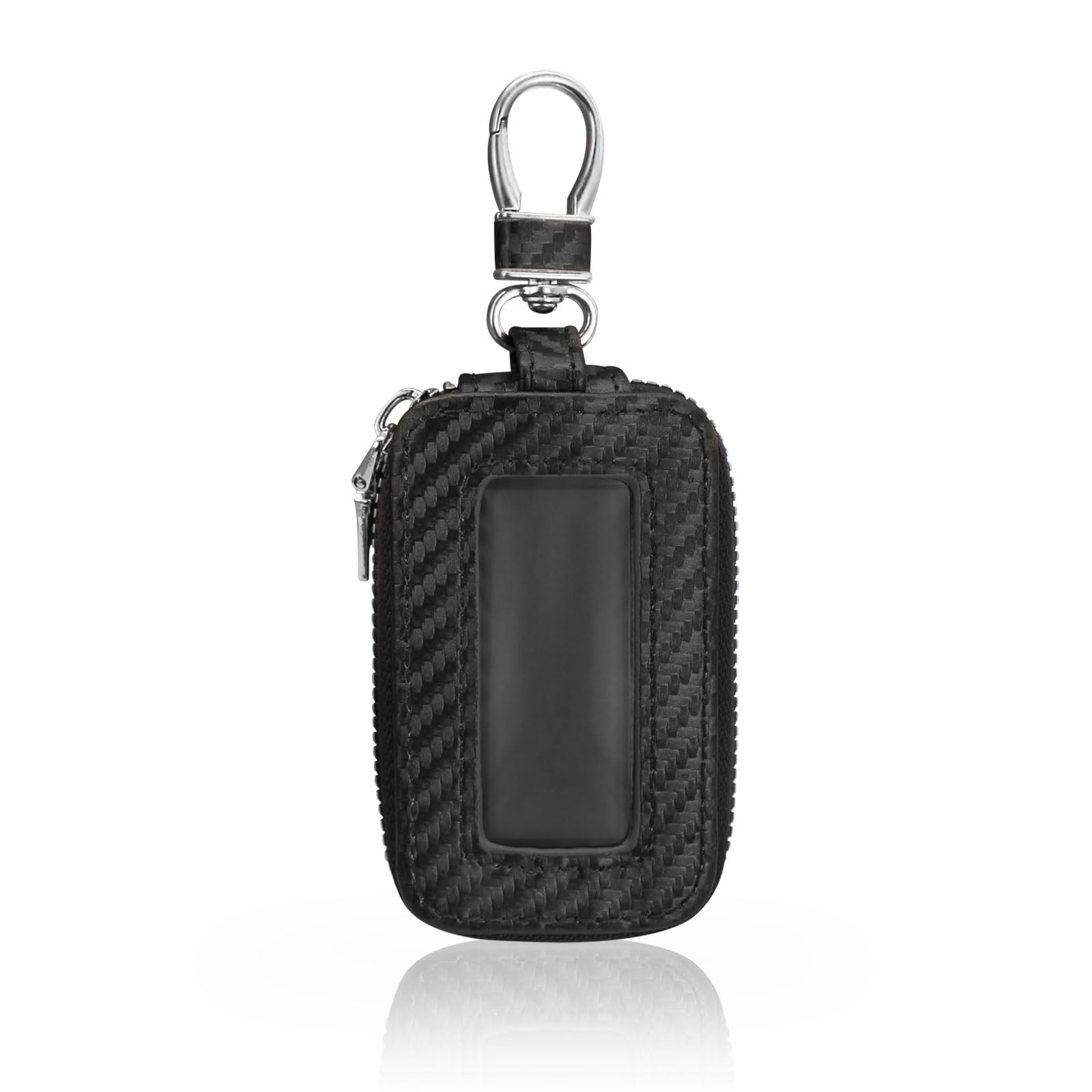 AdiStylinno Autoschlüssel Hülle, PU Leder Schlüsseletui Universal Schlüsseltasche mit Schlüsselanhänger und Karabiner, Schlüsselmäppchen Autoschlüssel Tasche für Herren Damen