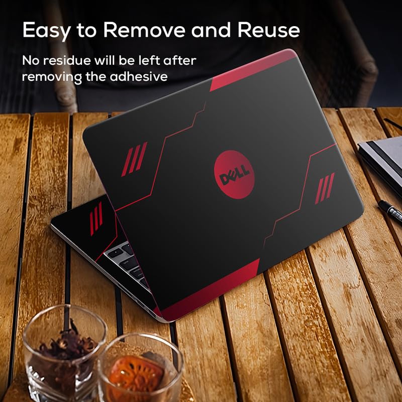 Image of Galaxsia DSGN 299 Full Body Laptop Skin Bubble-Free| Laminated & Removable | HD Quality Sticker for Laptops Upto 15.6 Inches Compatible with DELL