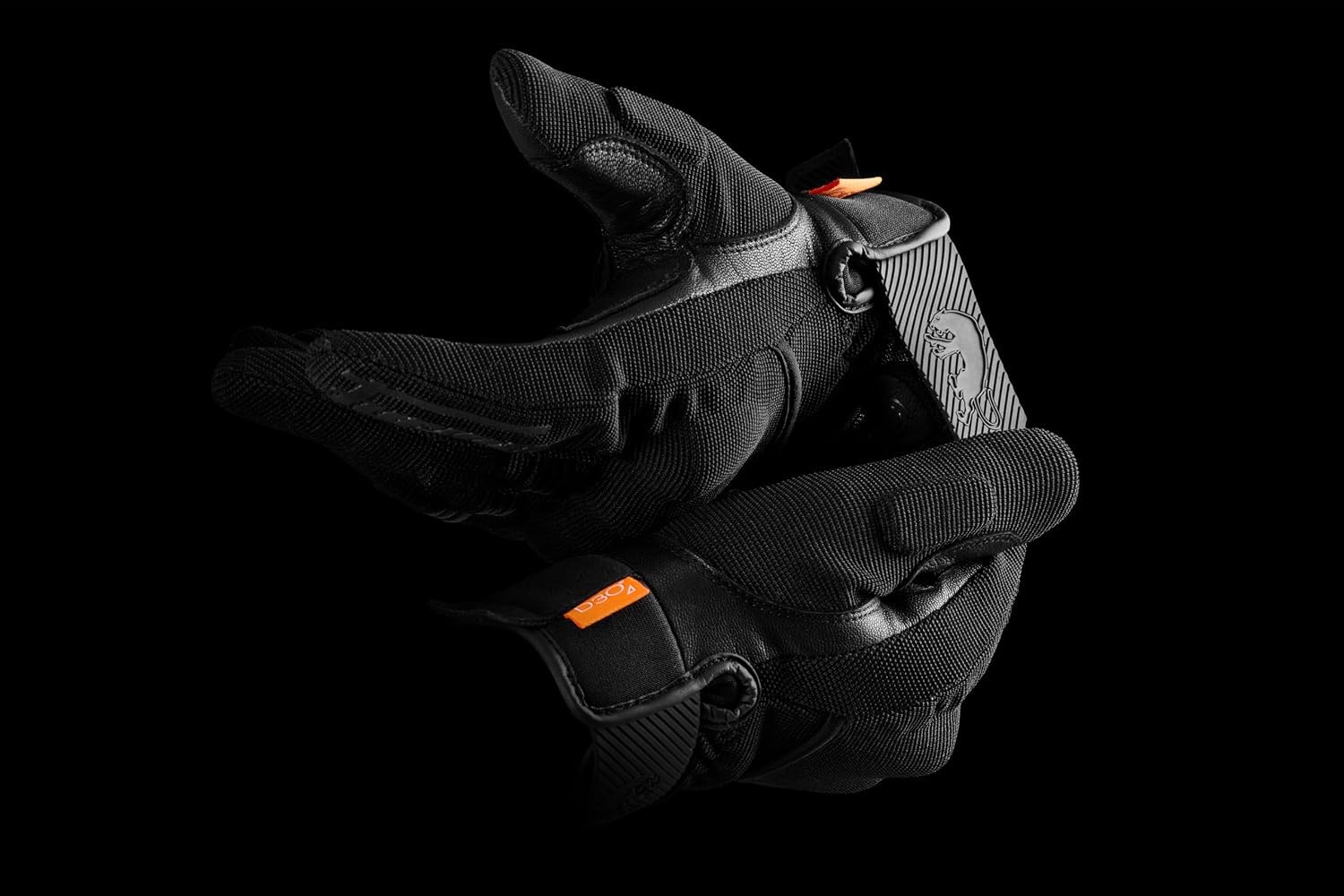 Furygan Jet Lady D3O EVO - Motorradhandschuhe für Damen - 100% Lederhandfläche - Touchscreen-Kompatibilität - Komfort - Sommerhandschuhe - atmungsaktiv & leicht, Schwarz