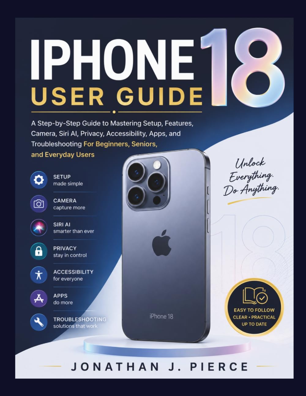 IPHONE 18 USER GUIDE: A Step-by-Step Guide to Mastering Setup, Features, Camera, Siri AI, Privacy, Accessibility, Apps, and Troubleshooting For ... and Everyday Users (SmartStart User Guides)
